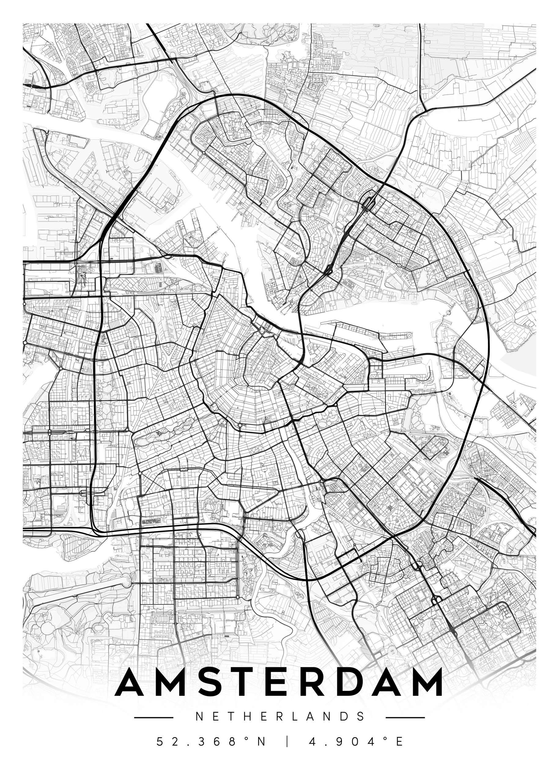 city map art – minimalist & classic printable wall decor (copy)
