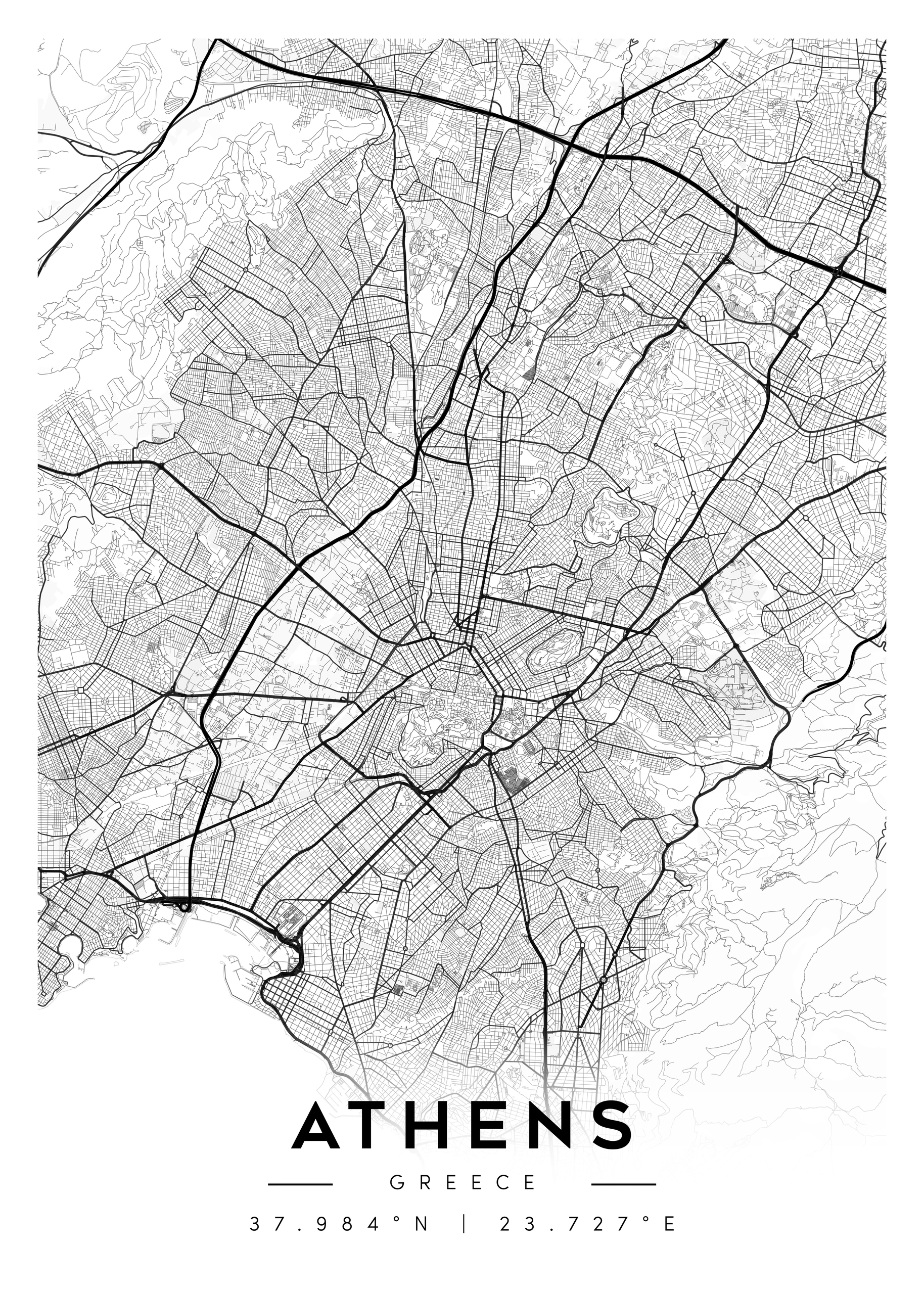 city map art – minimalist & classic printable wall decor (copy)