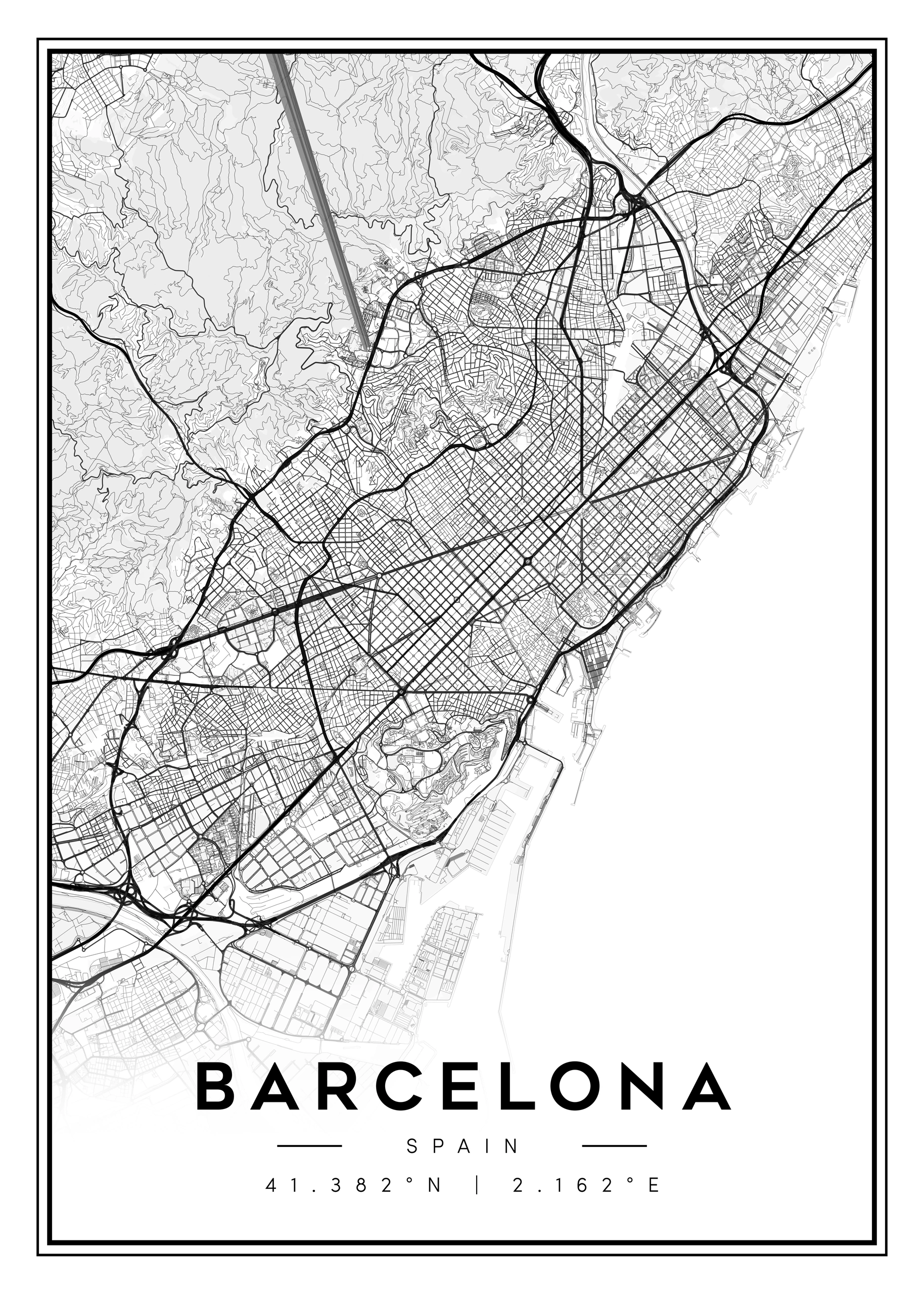 city map art – minimalist & classic printable wall decor (copy)