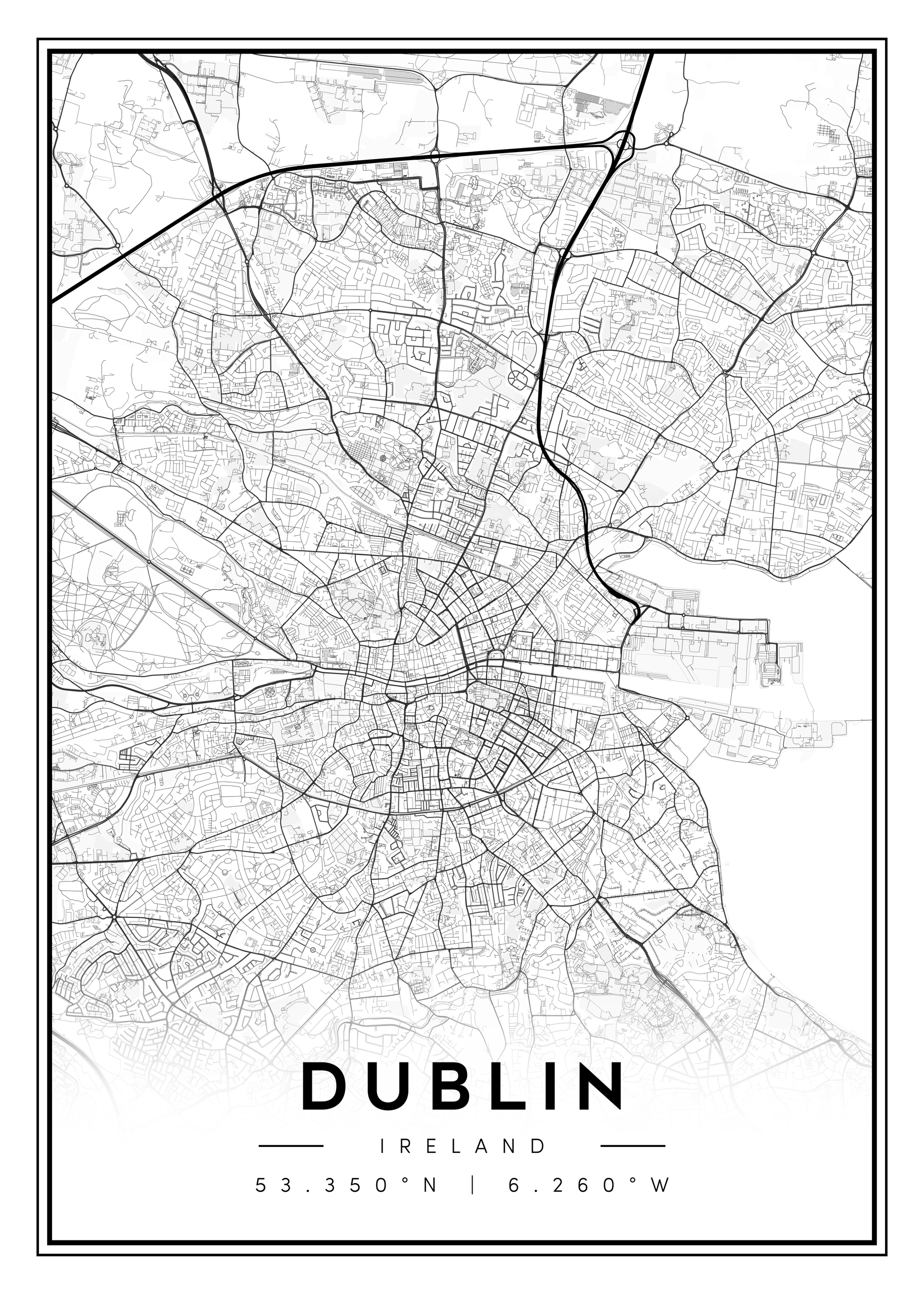 city map art – minimalist & classic printable wall decor