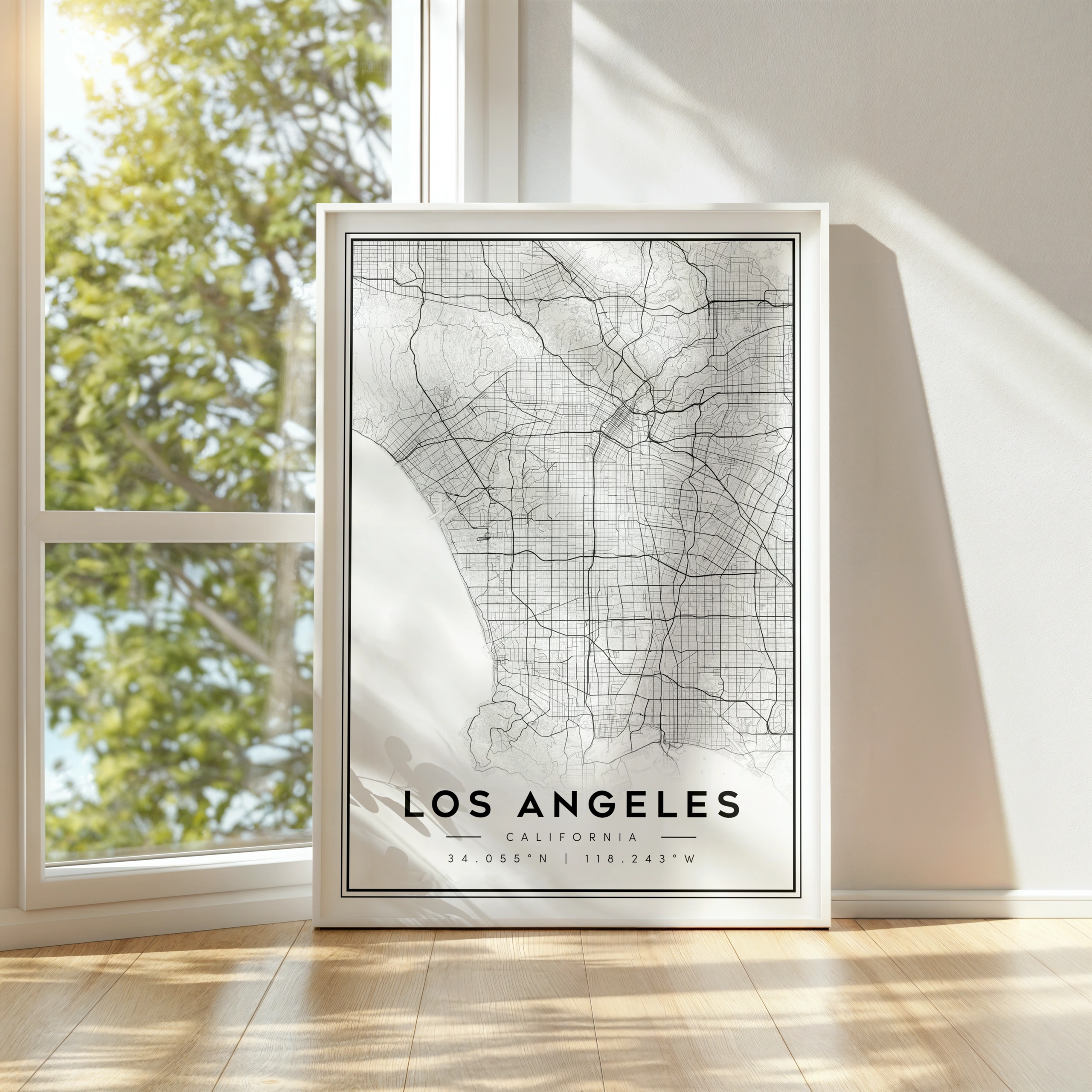 l california city map art – minimalist & classic printable wall decor (copy) (copy)