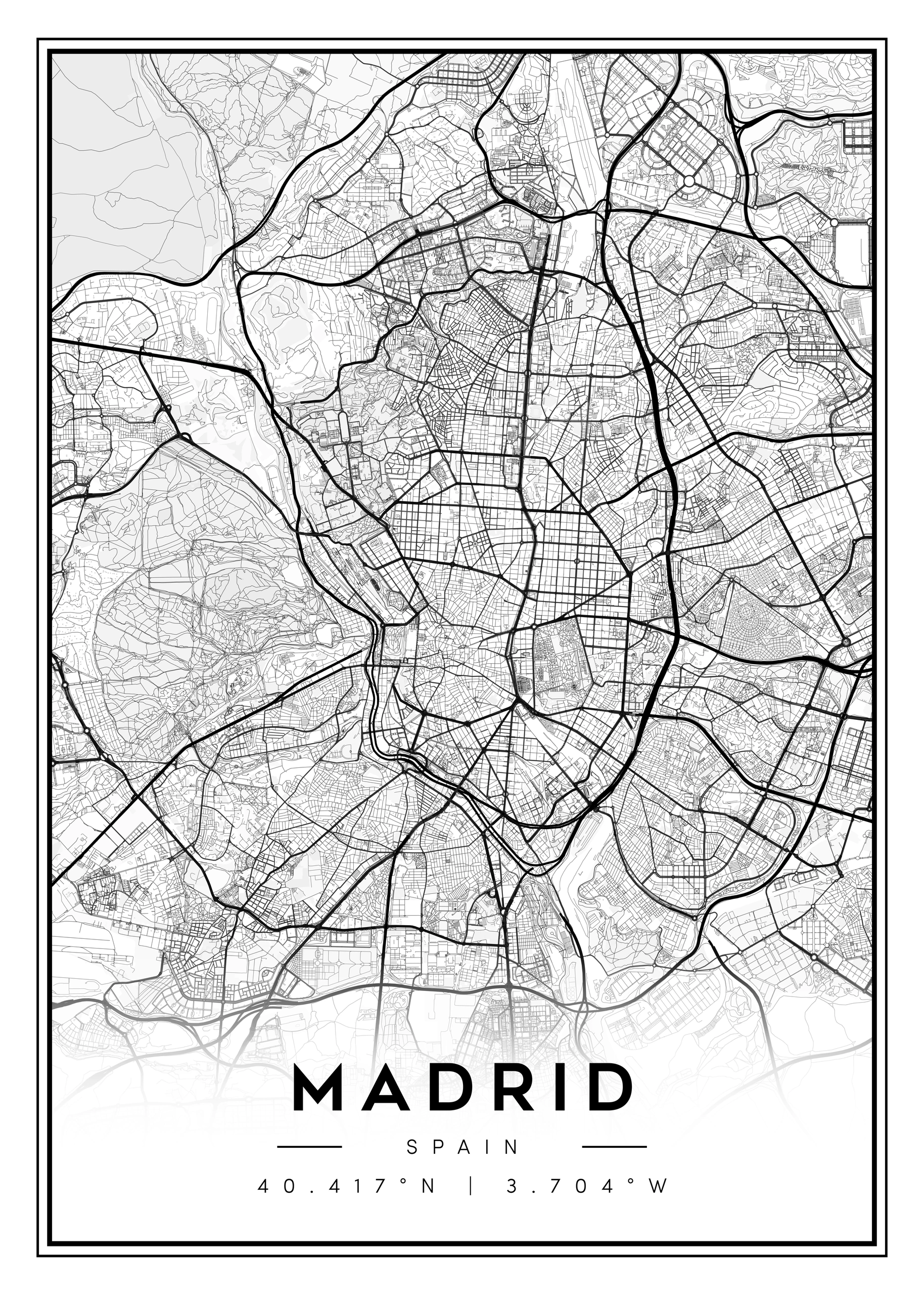 city map art – minimalist & classic printable wall decor