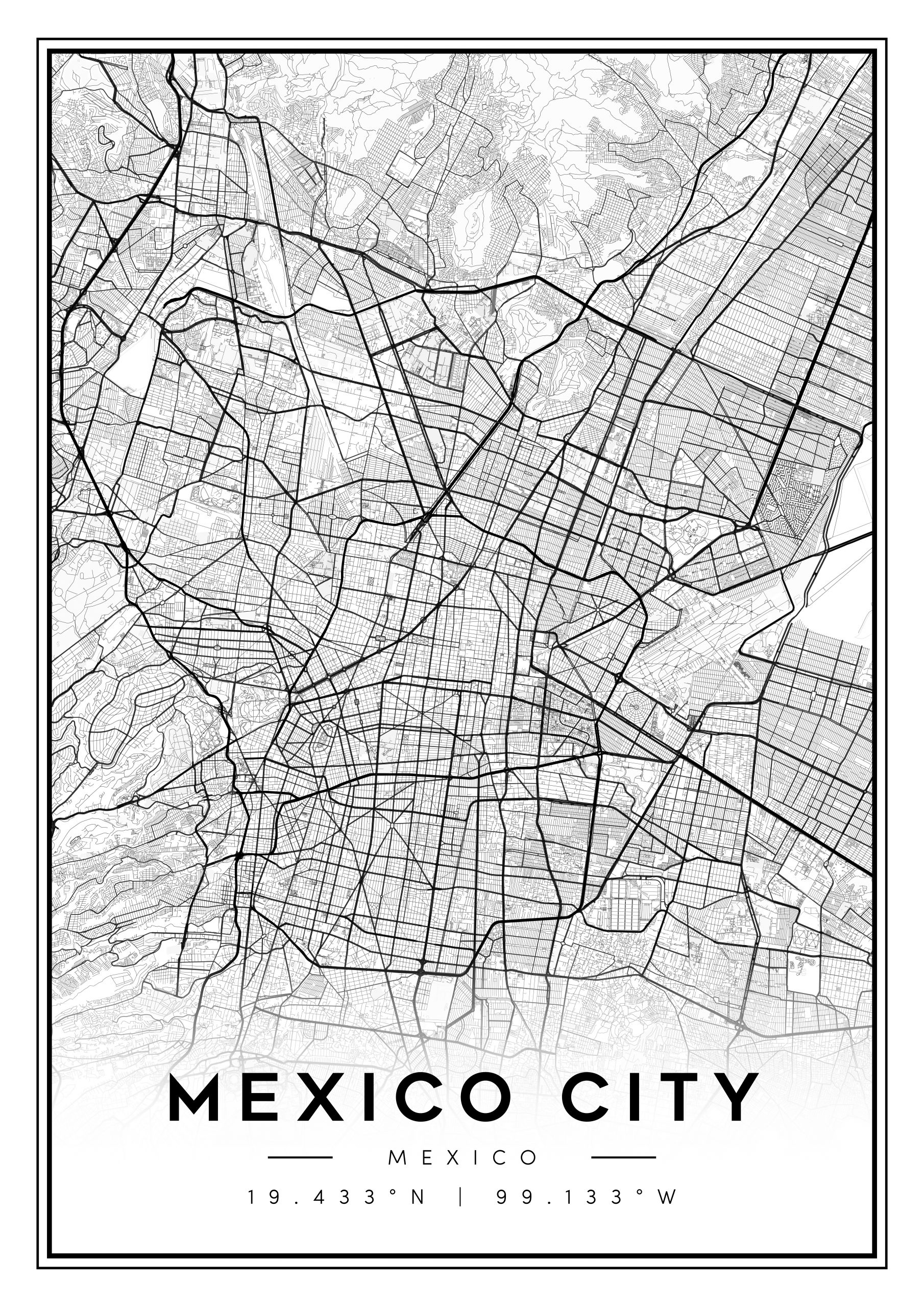 city map art – minimalist & classic printable wall decor