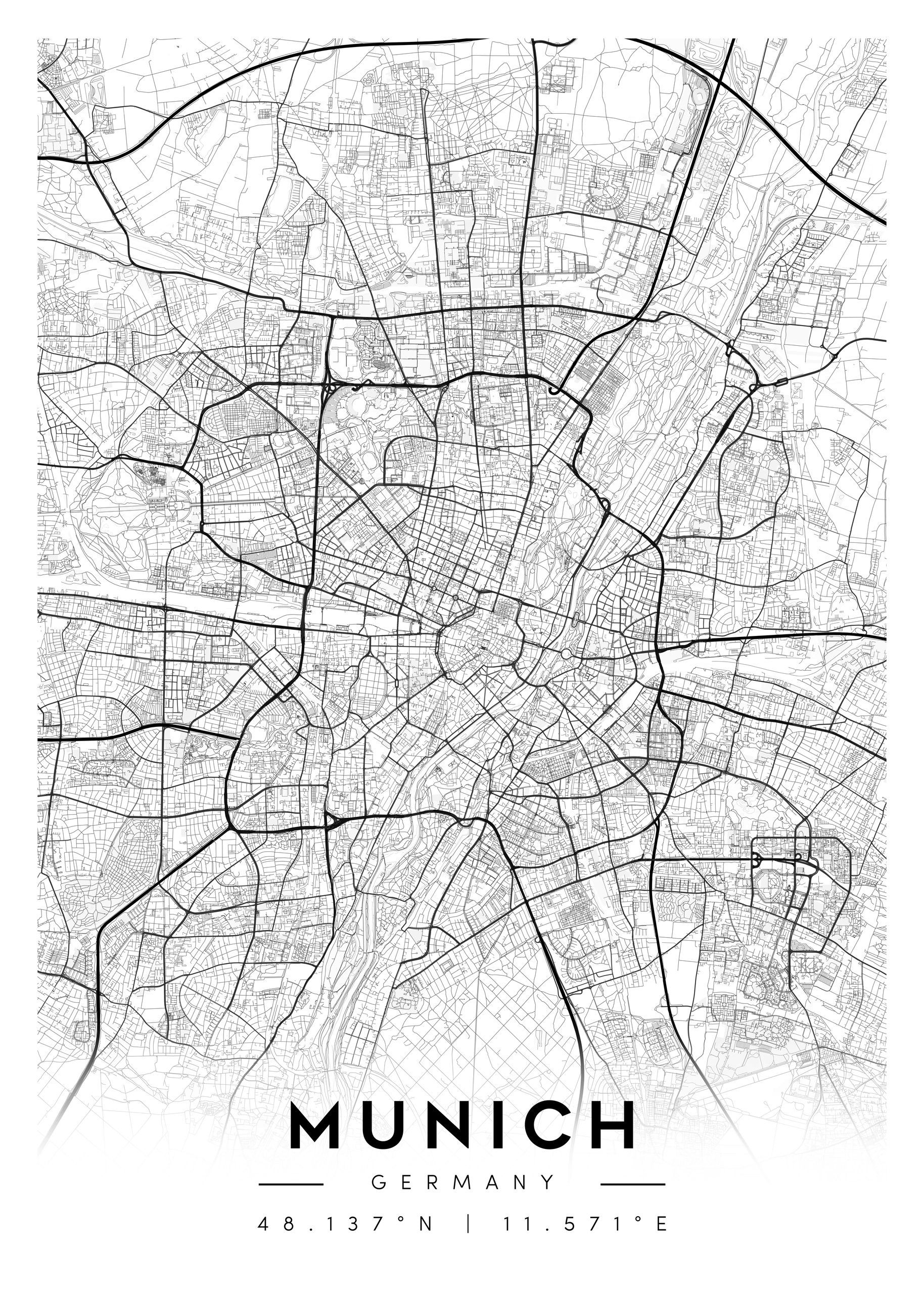 city map art – minimalist & classic printable wall decor