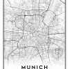 city map art – minimalist & classic printable wall decor