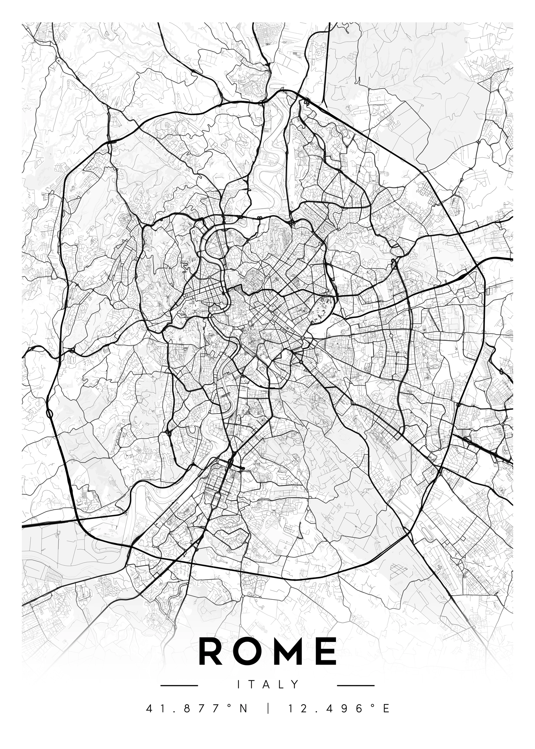 city map art – minimalist & classic printable wall decor