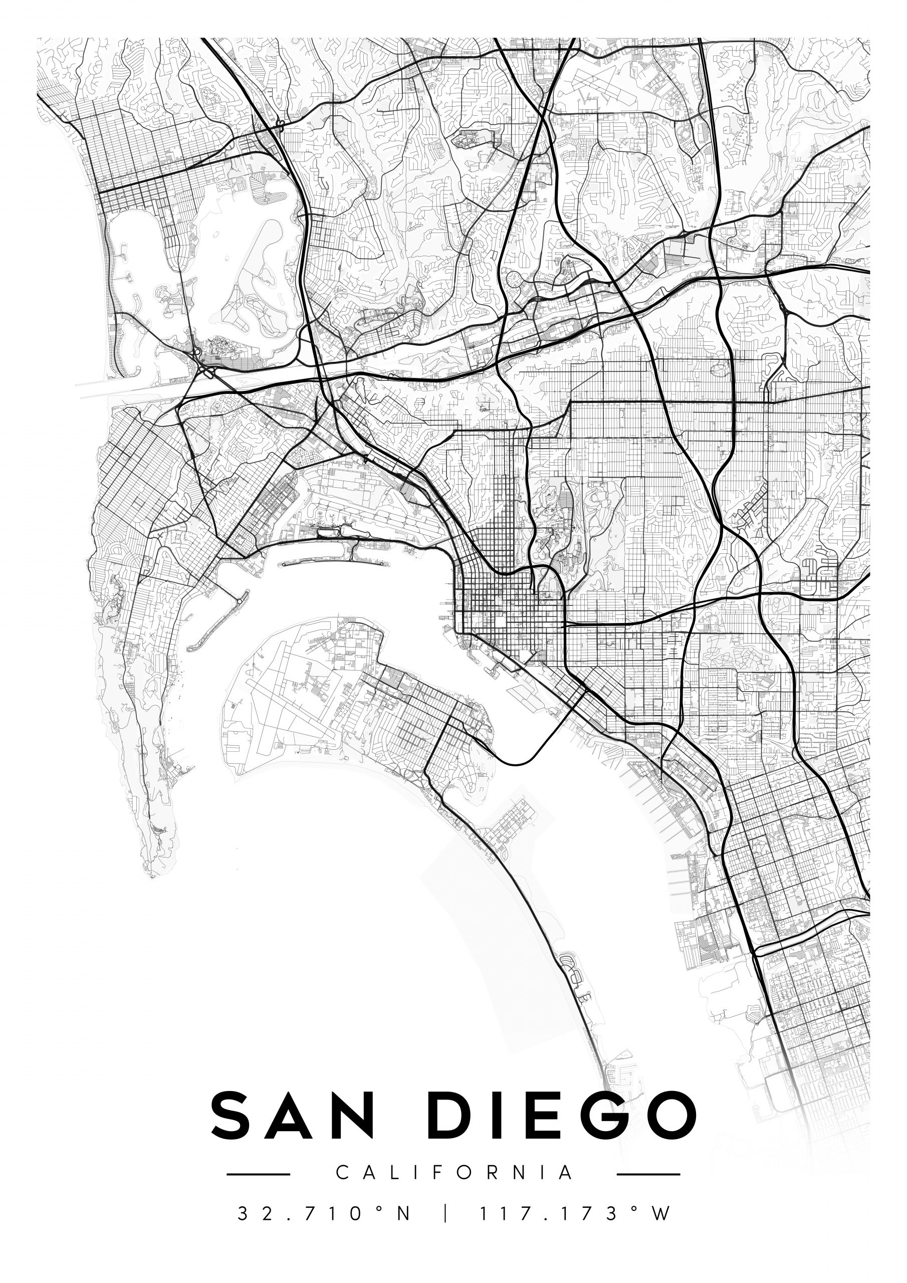 city map art – minimalist & classic printable wall decor