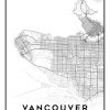 vancouver city map art – minimalist & classic printable wall decor vancouver