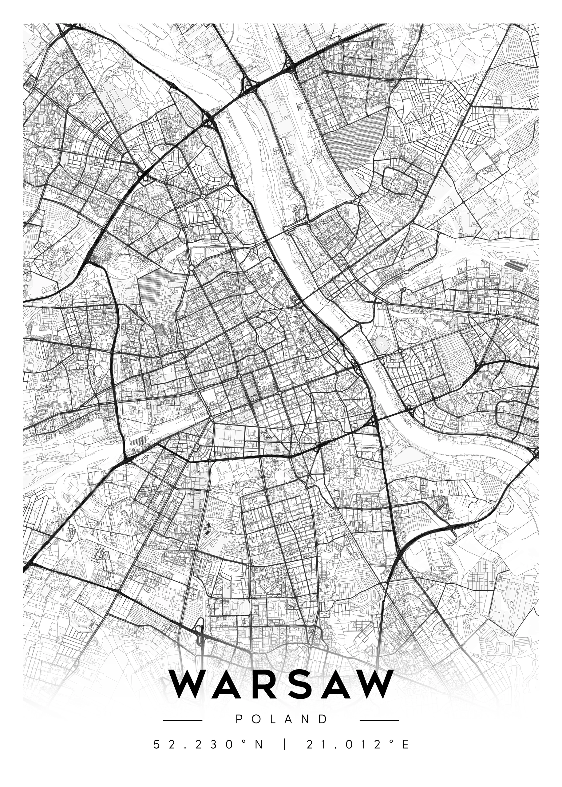 city map art – minimalist & classic printable wall decor