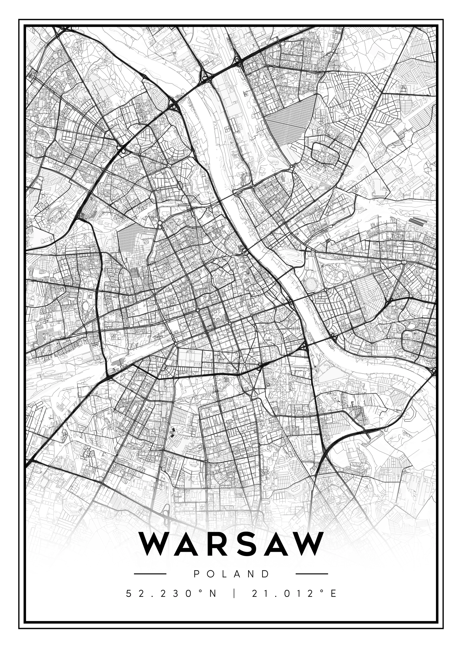 city map art – minimalist & classic printable wall decor